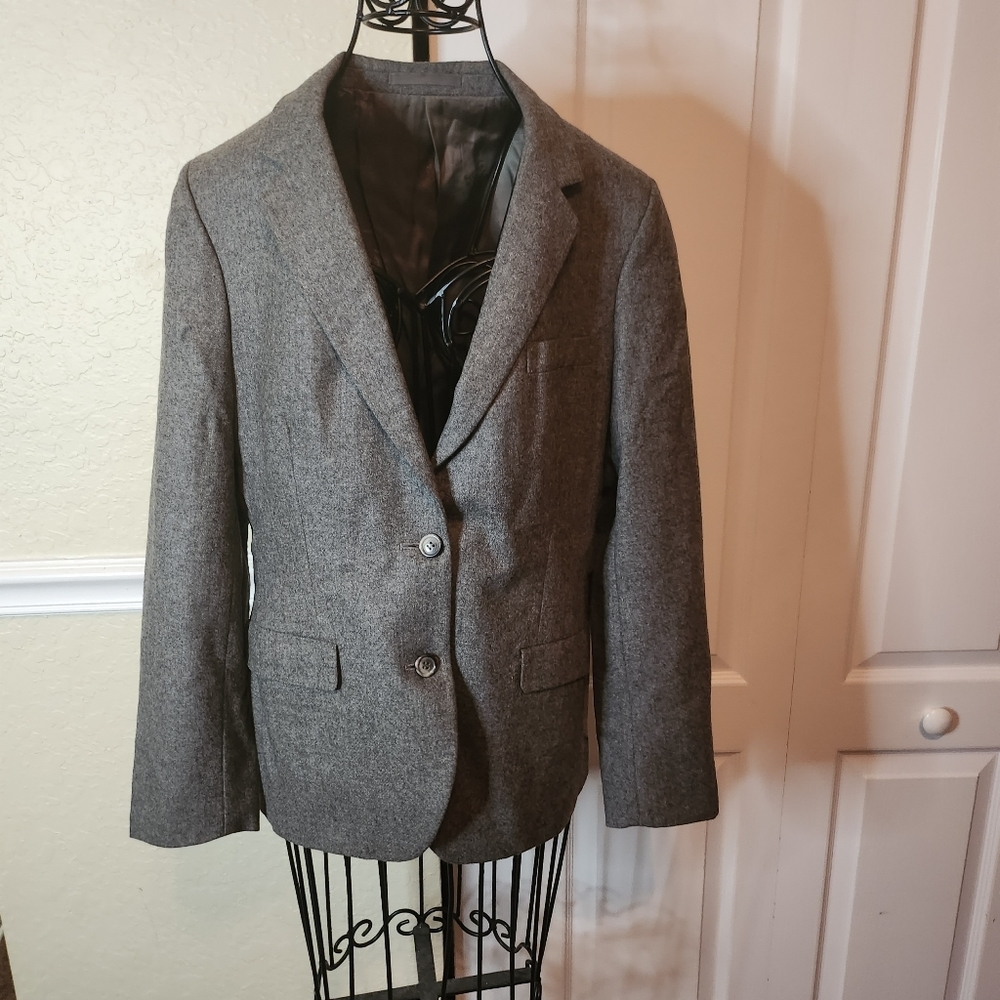 Burberry wool blazer size 12